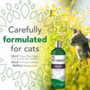 Vet'S Best Flea & Tick Shampoo For Cats - Premium Flea And Tick Treatment For Cats - Plant-Based Ingredients - Certified Natural Oils - 12 Oz