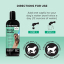 Pet Honesty Oral Hygiene Dental Water Additive | Dog Mouthwash + Teeth Cleaning | Keeps Teeth + Gums Clean | Freshens Breath + Targets Plaque + Tartar - 8 Oz