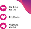 Nulo Healthy Heart Functional Treats Grain-Free With Added Taurine Beef Recipe For Cats & Kittens