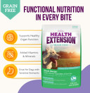 Health Extension Dry Dog Food, Natural Food With Added Vitamins & Minerals, Suitable For All Puppies, Duck & Sweet Potato Recipe With Whole Vegetable & Berries (23.5 Pound)