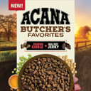 Acana Butcher'S Favorites Dry Dog Food, Farm-Raised Beef & Liver Recipe, Dry Kibble And Beef Jerky Pieces, 4Lb