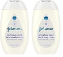 Johnson'S Baby Sensitive Care Face & Body Cream For Babies, Daily Moisturizing Baby Cream To Calm, Nourish & Comfort Dry, Sensitive Skin, Lightly Scented, No Greasy Feel, Hypoallergenic, 13.6 Fl. Oz
