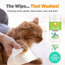 Nootie Waterless Shampoo Wipes For Dogs & Cats - Long Lasting Cucumber Melon Fragrance - Sold In Over 10,000 Vet Clinics And Pet Stores Worldwide, Made In Usa - 70 Count