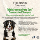 Veterinary Formula Solutions Triple Strength Dirty Dog Concentrated Shampoo,1 Gallon-DirtRepel Technology Cleans Extra Dirty and Smelly Dogs-Contains Wheat Protein,Shea Butter,Aloe,Vitamin E,Green