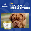Naturvet  Stool Ease For Dogs  40 Soft Chews  Helps Maintain Regular Bowel Movements  Enhanced With Sugar Beet Pulp, Flaxseed & Psyllium Husk  40 Day Supplymulti Natural