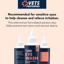 Vets Preferred Eye Cleaner For Dogs - Dog Eye Wash Drops For Infection & Tear Stain Remover - Improves Allergy Symptoms, Infections & Runny Eyes - Dog Eye Drops Rinse For Every Dog - 4 Oz