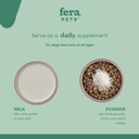 Fera Pets - Hip And Joint Supplement Dogs And Cats - Goats Milk For Dogs - Goat Milk For Cats - Dog Meal Topper - Dog Food Topper With Glucosamine For Dogs - Powder - 60 Servingship & Joint