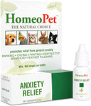 Homeopet Anxiety Relief Medicine For Pets, Natural Anxiety Relief For Dogs And Cats, Cat And Dog Calming Medicine, 15 Milliliters