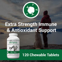 Vet Classics Cas Options Extra Strength Immune Support For Dogs, Cats  Pet Health Supplement, Dog Antioxidant Care  Extra-Strength Dog Supplement Formula  120 Chewable Tablets