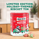 Milk-Bone Holiday Dog Treats, Small Biscuits, 24 Ounce Reusable Tinholiday Crunchy Biscuits24 Ounce (Pack Of 1)
