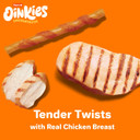 Hartz Oinkies Rawhide-Free Tender Treats Wrapped With Chicken Dog Treats Chews, Highly Digestible, No Artificial Flavors, Perfect For Smaller And Senior Dogs, 36 Count (Pack Of 2)