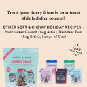 Bocce'S Bakery Holiday Feast Recipe Treats For Dogs, Wheat-Free Everyday Dog Treats, Made With Real Ingredients, Baked In The Usa, All-Natural Soft & Chewy Cookies, Turkey, Pumpkin & Cranberry, 6 Oz