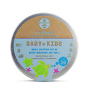 Raw Elements Baby + Kids Spf 30 Organic Sunscreen Zero-Waste Bundle With Lotion Tin 3Oz, Lotion Stick 1Oz And Hemp Drawstring Bag