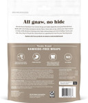 Amazon Brand - Wonder Bound Rawhide-Free Dog Treats, Peanut Butter & Chicken Wraps , 8 Count