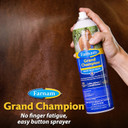 Farnam Grand Champion Fly Repellent For Horses, Plus Coat Conditioner For Show Ring Shine, 15-Ounce Non-Aerosol Spray Bottle (100528258)