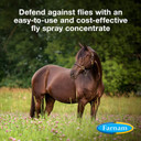 Farnam Repel-Xpe Emulsifiable Horse Fly Spray, Liquid Concentrate, Mix With Water, 32 Ounces, One Quart