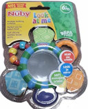 Nuby Look-At-Me Mirror Teether Toy (Blue Green)Blue Green