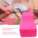 Neck Support Headrest Pillow Ushaped Eyelashes Extension Pillow Eyelashes Grafting Makeup Pillow, Nail Art Hand Arm Rest Manicure Cushion Beauty Salon Pillow(Rose Red)Rose Red
