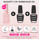 Makartt Rubber Base Gel for Nails,Sheer Gel Base Coat Nail Polish,Soak Off UV LED Gel Nail Polish, Winter Base Gel Nail Polish Colors for Manicure Salon Home (Merlot Magic)Merlot Magic