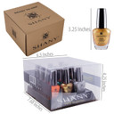 Shany Nail Polish Set - Nail Lacquer Quick Dry, Full Size, Vibrant, Colorful, Trendy, Semi Glossy, Shimmery, Matte Nail Polish Set - 12 Colors - Metallic Collectionmetallic0.5 Fl Oz (Pack Of 12)