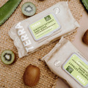 Terra Bamboo Baby Wipes: Kiwifruit Extract, 99% Pure New Zealand Water, 100% Biodegradable Bamboo Fiber, 0% Plastic, Unscented Baby Wipes For Sensitive Skin, 1 Pack Of 70 Wipes