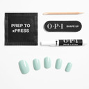 Opi Xpress/On Press On Nails, Up To 14 Days Of Wear, Gel-Like Salon Manicure, Vegan, Sustainable Packaging, With Nail Glue, Short Blue Nails, Gelato On My Mindgelato On My Mind