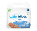 Waterwipes Plastic-Free Original Baby Wipes, 99.9% Water Based Wipes, Unscented & Hypoallergenic For Sensitive Skin, 300 Count (5 Packs)60 Count (Pack Of 5)