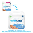 Waterwipes Plastic-Free Original Baby Wipes, 99.9% Water Based Wipes, Unscented & Hypoallergenic For Sensitive Skin, 300 Count (5 Packs)60 Count (Pack Of 5)