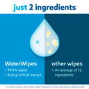 Waterwipes Plastic-Free Original Baby Wipes, 99.9% Water Based Wipes, Unscented & Hypoallergenic For Sensitive Skin, 300 Count (5 Packs)60 Count (Pack Of 5)