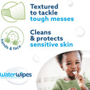 Waterwipes Plastic-Free Textured Clean, Toddler & Baby Wipes, 99.9% Water Based Wipes, Unscented & Hypoallergenic For Sensitive Skin, 240 Count (4 Packs), Packaging May Vary60 Count (Pack Of 4)