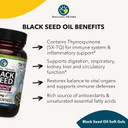 Amazing Herbs Premium Black Seed Oil Capsules - Cold Pressed Nigella Sativa Aids In Digestive Health, Immune Support, Brain Function, Gluten Free, Non Gmo - 90 Count, 500Mg Amazing Herbs Premium Black Seed Oil Capsules - Cold Pressed Nigella Sativa Aids In Digestive Health, Immune Support, Brain Function, Gluten Free, Non Gmo - 90 Count, 500Mg
