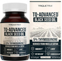Black Seed Oil Capsules | 5% Thymoquinone - Tq-Advancedã¢Â® | Maximum Strength - 500 Mg Of Oil Per Capsule - 15:1 Oil Concentrate From Nigella Sativa, Raw Form, Vegan, Glass Bottle (60 Capsules)