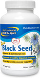 North American Herb & Spice Black Seed Plus - 90 Vegi Capsules - Mediterranean Black Seed & Cumin Spice Complex - Heart Health, Immune & Digestive Support - 45 Servings