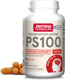 Jarrow Formulas Ps100 Phosphatidylserine 100 Mg, Dietary Supplement For Brain Health And Cognition Support, 30 Softgels, 10-30 Day Supply