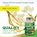 Nature'S Life Pumpkin Seed Oil 1000 Mg, Vegetarian | For Cardiovascular And Prostate Health Support | 90Ct