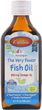 Carlson Kid'S The Very Finest Fish Oil, Lemon, Norwegian, 800 Mg Omega-3S, 200 Ml