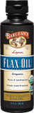 Barlean'S Organic Lignan Flaxseed Oil Liquid Supplement From Cold Pressed Flax Seeds, 7,230 Mg Ala Omega-3 Fatty Acids For Skin And Hair Care, Vegan & Gluten Free, 8 Oz