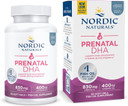Nordic Naturals Prenatal Dha, Unflavored - 90 Soft Gels - 830 Mg Omega-3 + 400 Iu Vitamin D3 - Supports Brain Development In Babies During Pregnancy & Lactation - Non-Gmo - 45 Servings