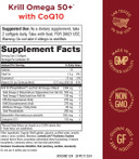 Purity Products - Krill Omega 50+ With Coq10, 60 Dietary Supplement Softgels
