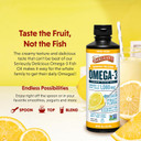 Barlean'S Lemon Crã£Â¨Me Omega 3 Fish Oil Liquid Supplement, 1080Mg Of Omega 3 Epa & Dha Fatty Acid, Smoothie Flavored & Burpless For Brain, Joint, & Heart Health, 8 Oz8 Fl Oz (Pack Of 1)