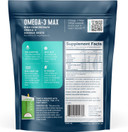 Coromega Max High Concentrate Omega 3 Fish Oil, 2400Mg Omega-3S With 3X Better Absorption Than Softgels, 90 Single Serve Packets, Coconut Bliss Flavor With Vitamin D