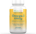 Greens First Omega-3 First - The Most Potent - Ultra-Pure Omega-3 Marine Oil