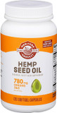 Manitoba Harvest Hemp Seed Oil Softgels, 780 Mg Of Plant Based Omegas 3 & 6 Per Serving, 120 Ct