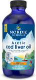 Nordic Naturals Arctic Cod Liver Oil, Orange - 8 Oz - 1060 Mg Total Omega-3S With Epa & Dha - Heart & Brain Health, Healthy Immunity, Overall Wellness - Non-Gmo - 48 Servings48 Servings (Pack Of 1)