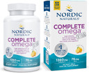 Nordic Naturals Complete Omega Xtra, Lemon - 60 Soft Gels - 1360 Mg Omega-3 + 76 Mg Gla - Healthy Skin, Joints & Cognition - Non-Gmo - 30 Servings