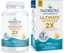 Nordic Naturals Ultimate Omega 2X, Lemon Flavor - 180 Soft Gels - 2150 Mg Omega-3 - High-Potency Omega-3 Fish Oil With Epa & Dha - Promotes Brain & Heart Health - Non-Gmo - 90 Servings Nordic Naturals Ultimate Omega 2X, Lemon Flavor - 180 Soft Gels - 2150 Mg Omega-3 - High-Potency Omega-3 Fish Oil With Epa & Dha - Promotes Brain & Heart Health - Non-Gmo - 90 Servings