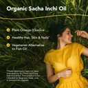 North American Herb & Spice Pureomega - 8 Fl. Oz. - Peruvian Sacha Inchi Oil - Supports Healthy Skin, Hair & Nails, Easily Digested - Rich In Amino Acids, Omega-3 & Vitamin E - Non-Gmo - 16 Servings