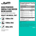 Omega Jym Fish Oil 2800Mg, High Potency Omega 3, Epa, Dha, Dpa For Brain, Heart, & Joint Support | Jym Supplement Science | 120 Soft Gels Omega Jym Fish Oil 2800Mg, High Potency Omega 3, Epa, Dha, Dpa For Brain, Heart, & Joint Support | Jym Supplement Science | 120 Soft Gels