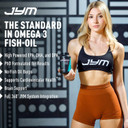 Omega Jym Fish Oil 2800Mg, High Potency Omega 3, Epa, Dha, Dpa For Brain, Heart, & Joint Support | Jym Supplement Science | 120 Soft Gels Omega Jym Fish Oil 2800Mg, High Potency Omega 3, Epa, Dha, Dpa For Brain, Heart, & Joint Support | Jym Supplement Science | 120 Soft Gels