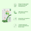 Omegorã¢Â® Veg - Omega 3 Vegan Algal Oil | The Only Ifos Certificate | 250Mg Dha And 125Mg Epa Per Capsule | 60 Capsules, 2 Months Supply | 100% Vegan